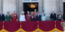 La famiglia reale britannica alla parata del Trooping the Colour