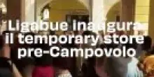 Ligabue inaugura il temporary store pre-Campovolo: il video