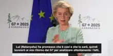 Von der Leyen sente Netanyahu: con l'Iran soluzione negoziata