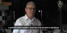Starmer: necessaria de-escalation in Medio Oriente