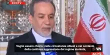 Iran, Araghchi: nessun colloquio con Usa finché Israele bombarda
