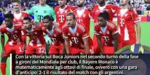 Mondiale per club: Bayern gia' agli ottavi, Flamengo quasi