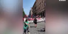 "Disarmiamoli", al via corteo pro-Pal e Potere al Popolo a Roma
