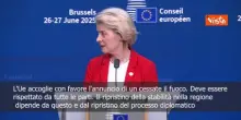 Von der Leyen: L'Iran non può avere la bomba atomica, negoziati unica via percorribile