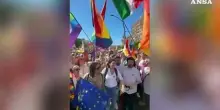 Al Pride di Budapest si canta "Bella Ciao"