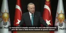 Erdogan: Vignetta Maometto "vile provocazione mascherata da umorismo"