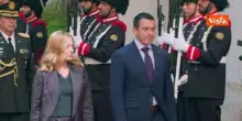 La premier Meloni incontra a Palazzo Chigi il Presidente dell'Ecuador Daniel Noboa