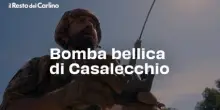 Bomba bellica di Casalecchio: il video del brillamento