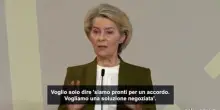 Von der Leyen: UE è "pronta per un accordo" con gli Stati Uniti