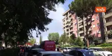 Esplode distributore a Roma nel quartiere Prenestino Labicano, il sopralluogo del sindaco Gualtieri