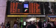 Sciopero treni, a Roma Termini cancellazioni e fino ad un'ora di ritardi