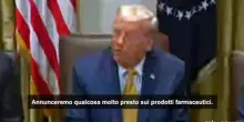 Trump: valuto dazi fino al 200% per i prodotti farmaceutici