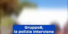 Gruppo8, la polizia interviene allo sciopero: il video