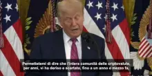 Trump firma legge sulle criptovalute, "una rivoluzione finanziaria"