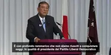 Giappone, delusione per Ishiba: mi scuso e accetto il voto con umiltà