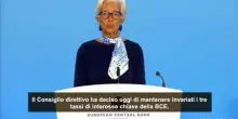 La BCE mantiene stabili i tassi dopo una lunga serie di tagli