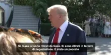 Trump: Hamas non vuole "realmente raggiungere un accordo"