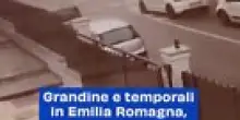 Grandine e temporali in Emilia Romagna, video del 26 luglio