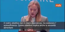 Meloni: Nostro obiettivo non è creare dipendenza, ma sostenere autosufficienza Paesi africani