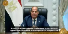 Egitto, al-Sisi: Trump fermi guerra a Gaza, è l'unico in grado farlo