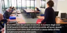 Aumenta l'occupazione, oltre 600mila lavoratori over 50