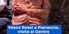 Vasco Rossi a Pianaccio, visita al Centro Documentale Enzo Biagi