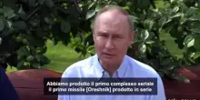 Putin: schiereremo i missili Oreshink in Bielorussia