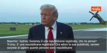 Trump: Sydney Sweeney repubblicana registrata? Allora penso che sua pubblicità jeans sia fantastica