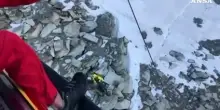 Alpinisti bloccati sul Cervino, recuperati all'alba in elicottero