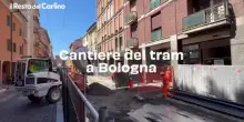 Cantiere del tram a Bologna, rottura idrica tra gli scavi