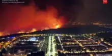 Spagna, vasto incendio a Nord di Madrid: un morto