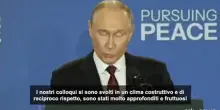 Putin: spero che intesa con Trump apra strada alla pace in Ucraina