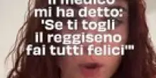 Il racconto in lacrime di Marzia Sardo: "Il medico mi ha detto: 'Se ti togli il reggiseno fai tutti felici'"