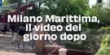 Milano Marittima, il video del giorno dopo