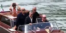 George Clooney arriva alla Mostra del Cinema di Venezia