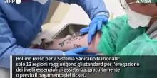 Cure essenziali: bollino rosso in 8 regioni. Promossi Veneto, Calabria e Sardegna