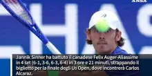 Us Open: la finale sara' Sinner-Alcaraz
