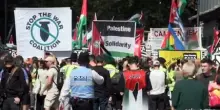A Londra migliaia in piazza per Gaza e i palestinesi