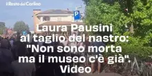 Laura Pausini al taglio del nastro: "Non sono morta ma il museo c'è già". Video