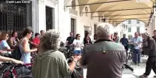 Udine, concerto di ciclisti "per campanelli di bici"