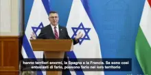 Israele, Saar: paesi Ue creino Stato palestinese "nel loro territorio"