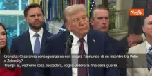 Trump: Ci saranno conseguenze se non ci sarà l'annuncio di un incontro tra Putin e Zelensky