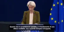Von der Leyen: l'Europa difenderà ogni centimetro del suo territorio