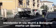 Incidente in via Murri a Bologna: morto un 18enne