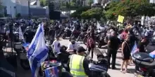 Tel Aviv, raduno di bikers per chiedere la liberazione degli ostaggi