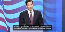 M.O., Rubio: ogni singolo ostaggio Gaza deve tornare a casa