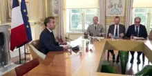 Macron con altri leader prepara Conferenza sulla soluzione due Stati