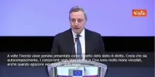 Draghi: In Ue serve velocità e agire insieme, se no rassegniamoci a rimanere indietro