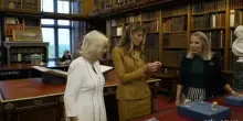 Melania Trump e la regina Camilla alla Royal Library di Windsor