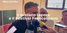 Il sindaco Lepore e il Festival Francescano: il video